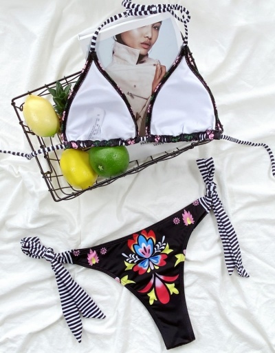 Replica  New Style Printing Bikini For Women Sleeveless V Neck #793659 $21.25 USD for Wholesale