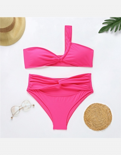 Replica Sexy Solid Two Piece Bikini Sleeveless #793683 $19.87 USD for Wholesale