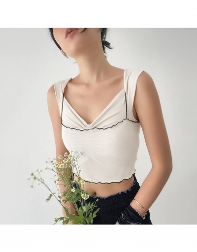 Replica  Holiday See Through Lacework Crop T Shirts Short Sleeve Boat Neck #793806 $17.91 USD for Wholesale