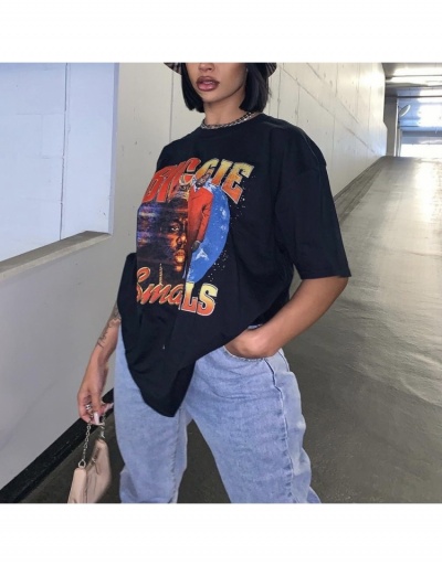 Hip Hop Black Graphic Crew Neck Oversized T Shirts Short Sleeve Crew Neck #794006 $21.70 USD, Wholesale Fashion T-Shirts