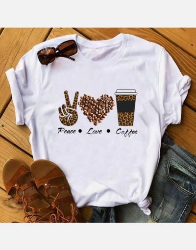  Heart Letter Printing Ladies T Shirts Short Sleeve Crew Neck #794040 $12.15 USD, Wholesale Fashion T-Shirts