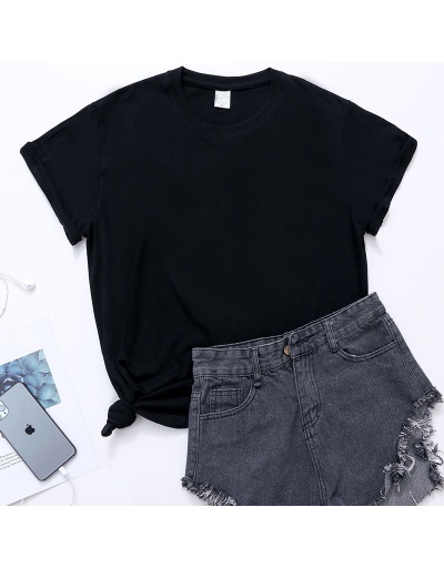 Replica Summer Pure Short Sleeve Casual T Shirt  Short Sleeve Crew Neck #794050 $8.45 USD for Wholesale