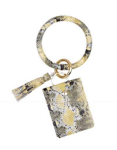 Replica Animal Print PU Wallet Circle Bracelet Key Chain #794367 $9.63 USD for Wholesale