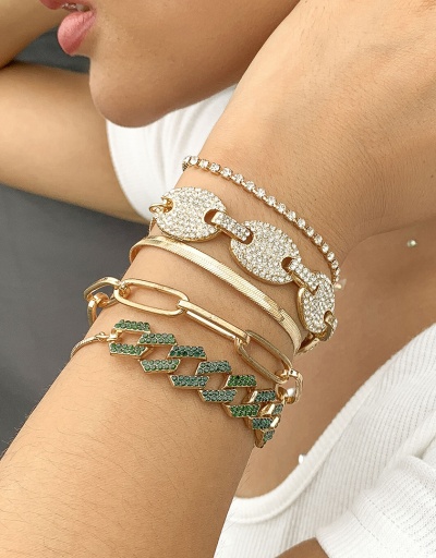 Designer Rhinestone Hollow Out Bracelet Set #794377 $13.23 USD, Wholesale Fashion Bracelet