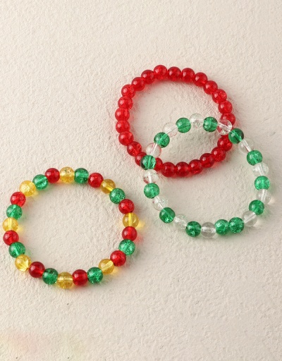 Replica Festive Contrast Color 3 Piece Christmas Bracelets Set #794378 $7.25 USD for Wholesale