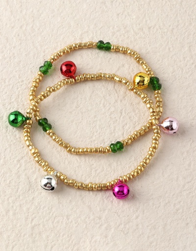 Replica Creative Christmas Colorful Bell 2 Piece Bracelets #794379 $6.38 USD for Wholesale