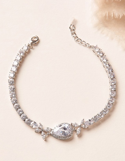 Replica Light Luxury Water Drop Bridal Bracelet #794382 $21.06 USD for Wholesale