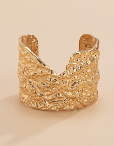 Replica Punk Solid Irregular V Shape Bracelet #794385 $8.45 USD for Wholesale