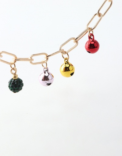 Replica Festive Bell Hollow Out Christmas Bracelet #794386 $6.45 USD for Wholesale