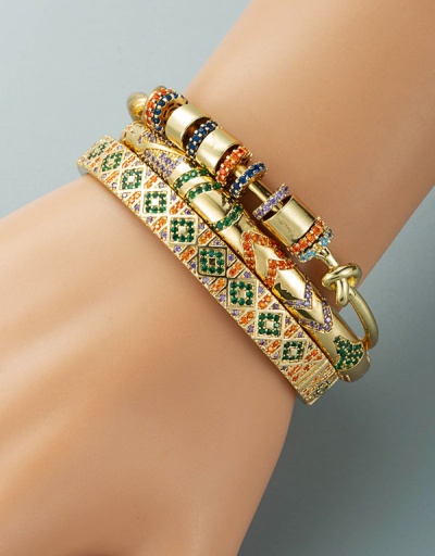 Gorgeous Colored Geometry Hip Hot Bracelet #794388 $19.60 USD, Wholesale Fashion Bracelet