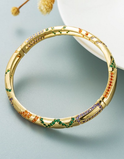 Replica Gorgeous Colored Geometry Hip Hot Bracelet #794388 $19.60 USD for Wholesale