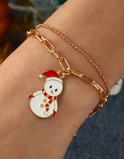 Replica Geometry Christmas Element Pendant Bracelet #794397 $6.70 USD for Wholesale