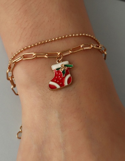 Replica Geometry Christmas Element Pendant Bracelet #794397 $6.70 USD for Wholesale