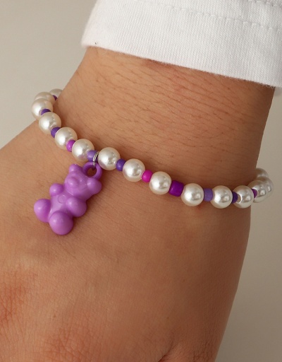 Replica Fresh Beading Faux Pearl Fashion Bracelet #794398 $6.21 USD for Wholesale