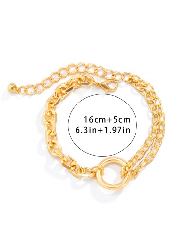 Replica All-Match Solid Circle Chain Bracelet #794400 $5.38 USD for Wholesale