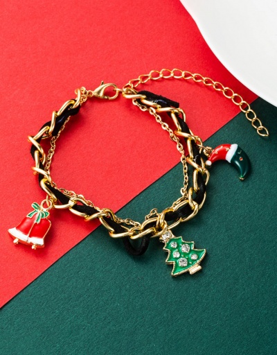 Replica Creative Christmas Tree Snowflake Adorable Bracelet #794403 $7.53 USD for Wholesale