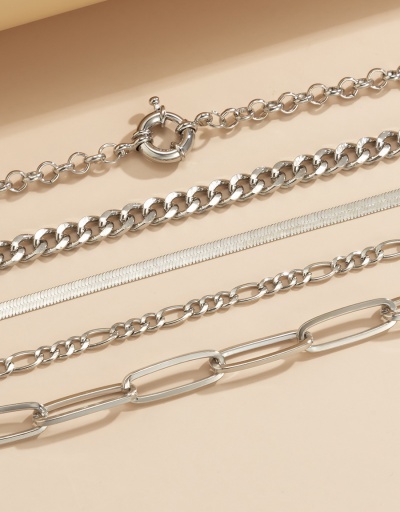 Replica Simple Solid Chain 5 Piece Bracelet Set #794410 $7.54 USD for Wholesale