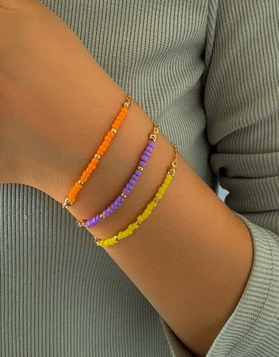 Bohemian Beaded Simple Three Piece Bracelet Set #794416 $5.94 USD, Wholesale Fashion Bracelet