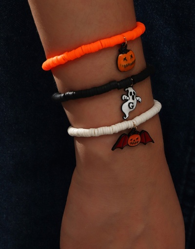 Funny Ghost Bat Three Piece Halloween Bracelet Set #794417 $8.13 USD, Wholesale Fashion Bracelet