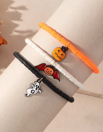 Replica Funny Ghost Bat Three Piece Halloween Bracelet Set #794417 $8.13 USD for Wholesale