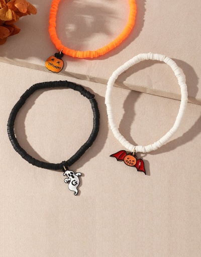 Replica Funny Ghost Bat Three Piece Halloween Bracelet Set #794417 $8.13 USD for Wholesale