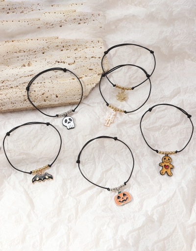 Replica Funny Ghost Pumpkin Skull Halloween Bracelet #794420 $6.83 USD for Wholesale