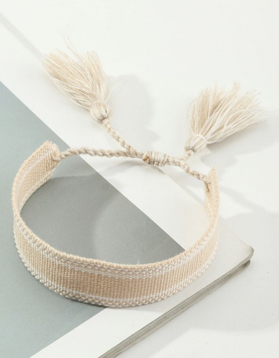 Replica Bohemia Style Tassel Simple Easy Mach Bracelet #794426 $8.14 USD for Wholesale