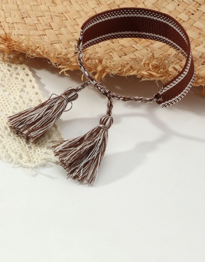 Replica Bohemia Style Tassel Simple Easy Mach Bracelet #794426 $8.14 USD for Wholesale