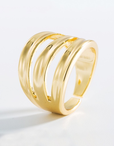 Replica Vintage Simple Geometry Copper Ring For Unisex #794444 $7.67 USD for Wholesale