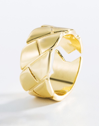 Replica Vintage Simple Geometry Copper Ring For Unisex #794444 $7.67 USD for Wholesale