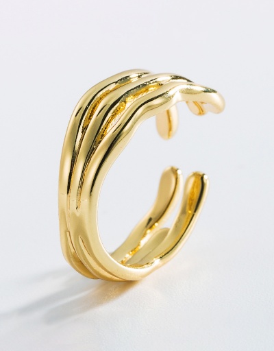 Replica Fashion Geometry Versatile Stylish Women Rings #794449 $6.83 USD for Wholesale