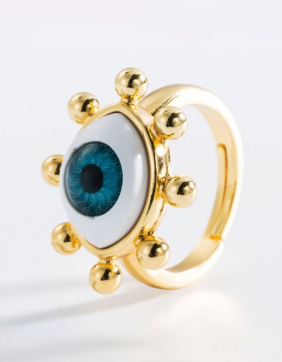 Replica Hyperbolic Demon Eye Geometry Golden Rings #794456 $6.89 USD for Wholesale