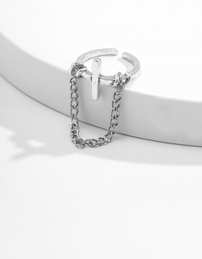 Replica Characteristic Chain Modern Simple Hollow Out Ring #794460 $4.65 USD for Wholesale