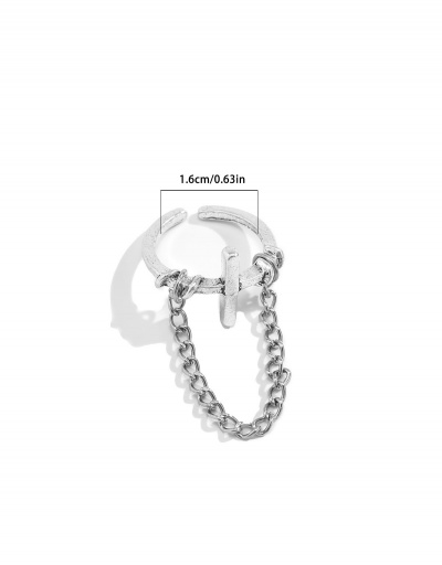 Replica Characteristic Chain Modern Simple Hollow Out Ring #794460 $4.65 USD for Wholesale