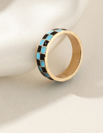 Replica Create Drop Oil Contrast Color Design Ring Chic #794465 $6.34 USD for Wholesale