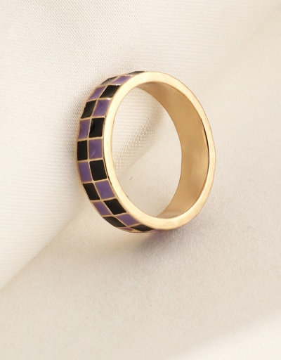 Replica Create Drop Oil Contrast Color Design Ring Chic #794465 $6.34 USD for Wholesale