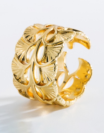 Replica Copper Leaf Gear Geometry Individual Ring #794475 $8.00 USD for Wholesale