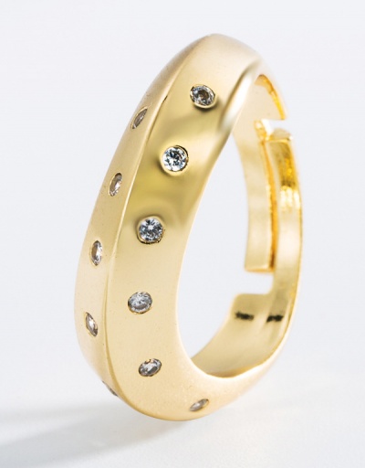 Replica Copper Leaf Gear Geometry Individual Ring #794475 $8.00 USD for Wholesale