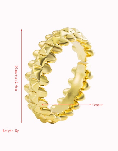 Replica Copper Leaf Gear Geometry Individual Ring #794475 $8.00 USD for Wholesale