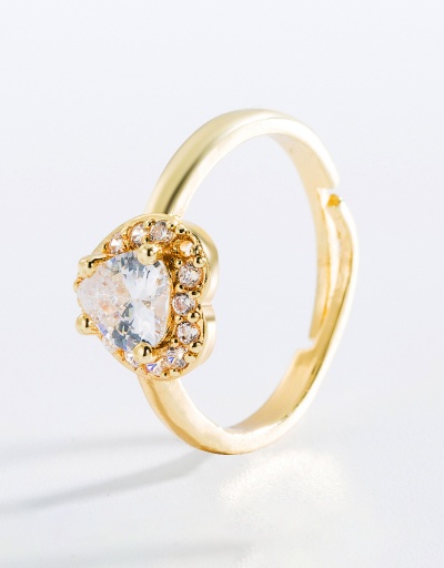 Replica Stylish Eye Heart Bird Shape Zircon Ring #794478 $8.96 USD for Wholesale