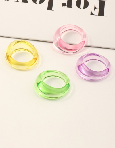 Candy Color Cute Honey Girl Resin Rings #794484 $6.21 USD, Wholesale Fashion Ring