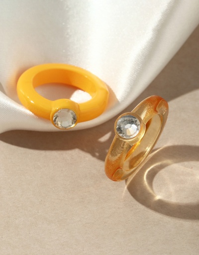 Replica Casual Transparent Geometric Rings Set  #794485 $7.25 USD for Wholesale