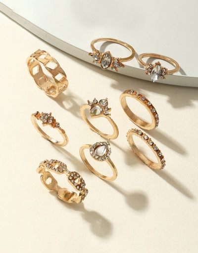 Replica Vintage Bohemian National Ring 9 Pieces Set #794493 $8.91 USD for Wholesale