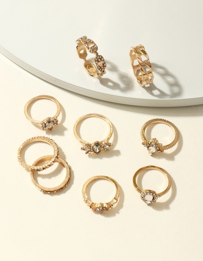 Replica Vintage Bohemian National Ring 9 Pieces Set #794493 $8.91 USD for Wholesale