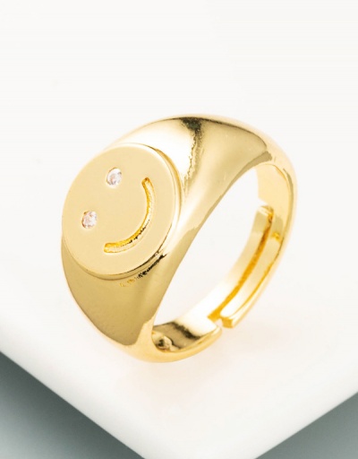 Replica Street Smile Round Ring For Unisex #794507 $7.73 USD for Wholesale