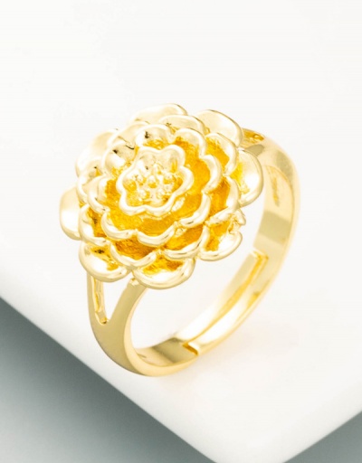 Replica Vintage Flower Rhinestone Ring For Women #794522 $6.68 USD for Wholesale