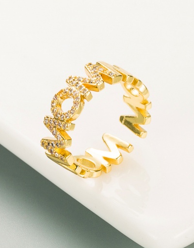 Replica Euro Letter Flower Rhinestone Ring For Unisex #794523 $8.76 USD for Wholesale