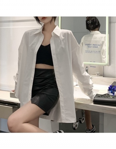  Summer Fashion Letter Loose Shirt For Women Long Sleeve Turndown Collar #794629 $34.53 USD, Wholesale Fashion Blouses