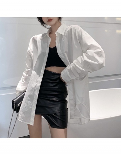 Replica  Summer Fashion Letter Loose Shirt For Women Long Sleeve Turndown Collar #794629 $34.53 USD for Wholesale