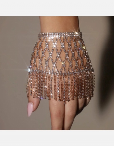  Luxury Shiny Rhinestone Tassel Bracelet #794637 $14.61 USD, Wholesale Fashion Bracelet